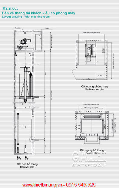 Cấu tạo thang máy gia đình Cấu tạo thang máy gia đình