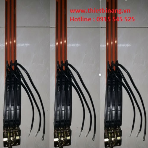 Chổi tiếp điện (tay lấy điện) tiếp xúc với ray điện an toàn Chổi tiếp điện (tay lấy điện) tiếp xúc với ray điện an toàn