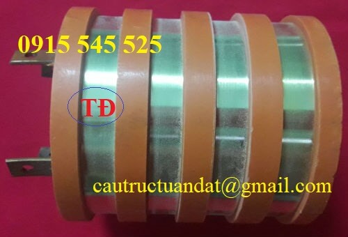 Cổ góp điện 4 vành rãnh âm Cổ góp điện 4 vành rãnh âm