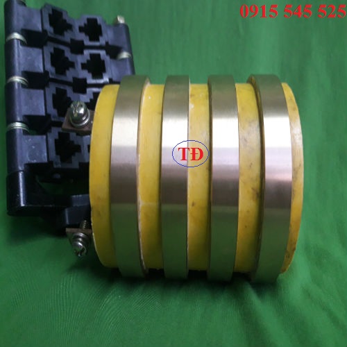 Cổ góp điện (slip ring) loại 4 vành trượt Cổ góp điện (slip ring) loại 4 vành trượt