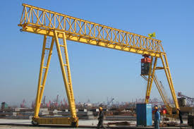 Cổng trục dầm đơn lắp đặt phổ biến trong các nhà máy có tải trọng nhỏ và trung bình 1-15 tấn. Mô hình cổng trục dầm đơn