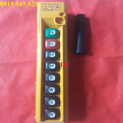 Tay bấm điều khiển cầu trục HY-1028 Tay bấm điều khiển cầu trục HY-1028