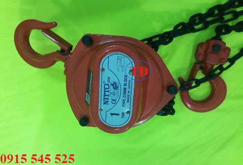 Palang xích kéo tay Nitto 1 tấn Palang xích kéo tay Nitto 1 tấn