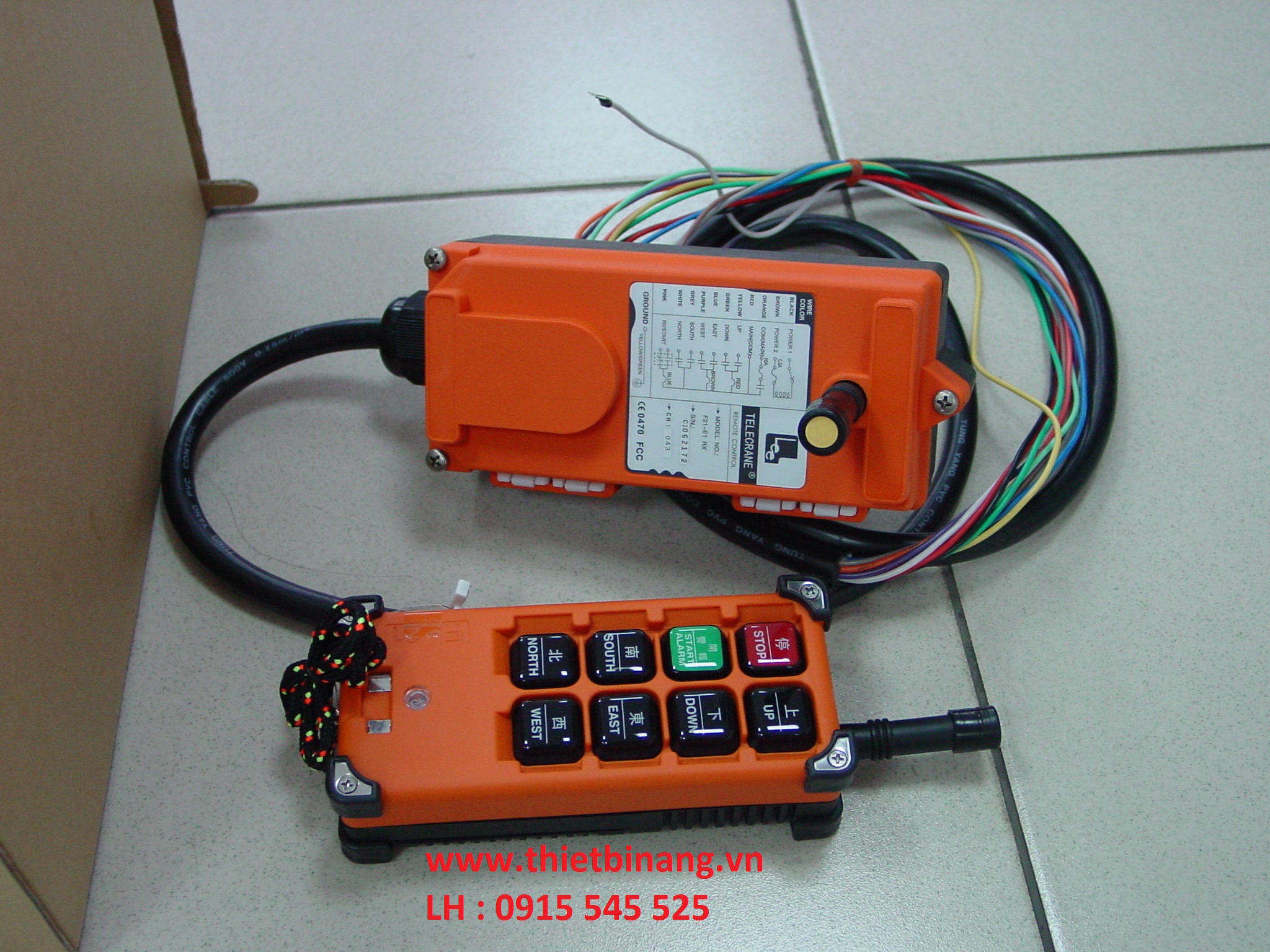 Phụ kiện điều khiển cho palang Telecrane Phụ kiện điều khiển cho palang Telecrane