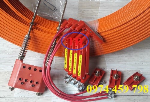 Phụ kiện của ray tời điện an toàn 4 trong 1 (100A) Phụ kiện của ray tời điện an toàn 4 trong 1 (100A)