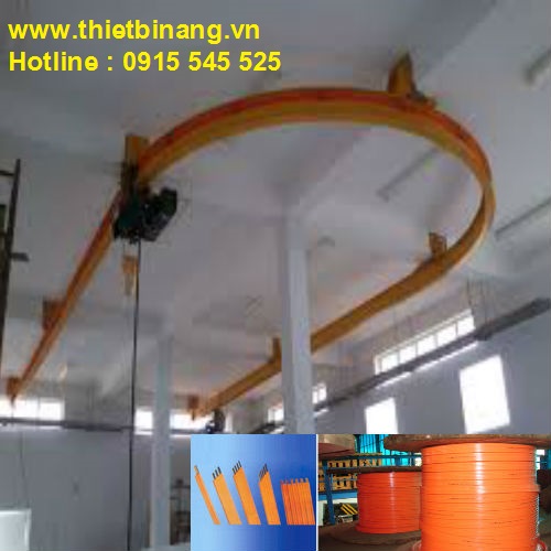 Ray điện an toàn 1P, 3P, 4P, 6P lắp cho cầu trục Monorail Ray điện an toàn 1P, 3P, 4P, 6P lắp cho cầu trục Monorail