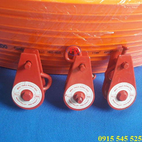 Ròng rọc treo cáp trọng lượng 50 kg Ròng rọc treo cáp trọng lượng 50 kg