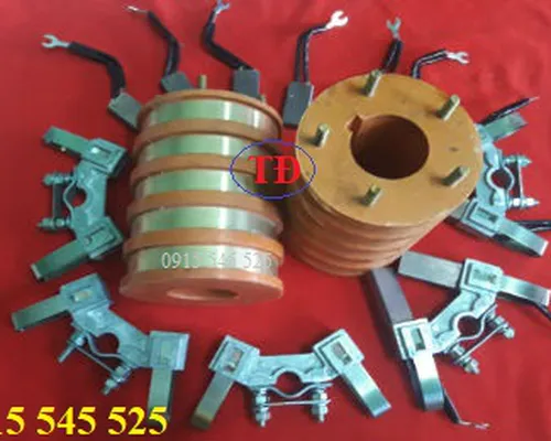 Cổ góp điện 5 pha đường kính trục 65