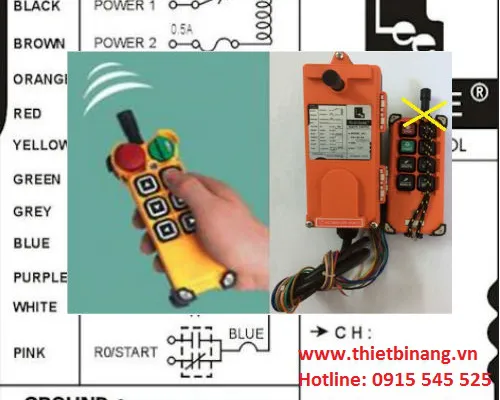 Sữa chữa và lắp đặt bộ điều khiển từ xa cho cầu trục