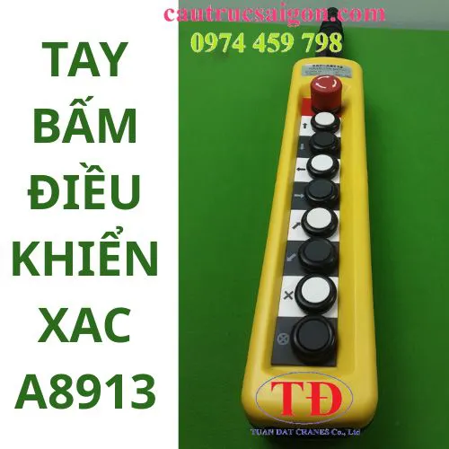 Tay bấm 8 nút HY-1028 điều khiển cầu trục