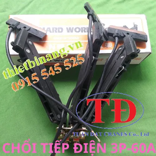 Bộ chổi quét điện cầu trục 3P-60A