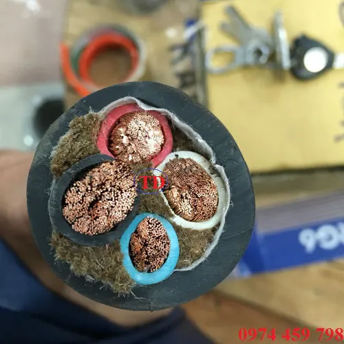 Cáp cao su cho cầu trục