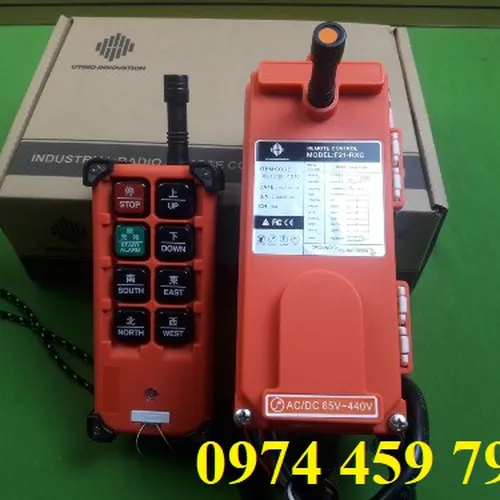 Điều khiển từ xa 6 nút cho cầu trục 2 tấn