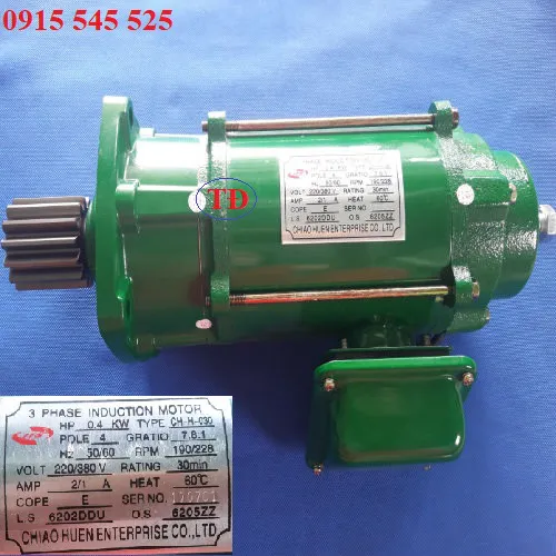 Motor dầm biên cầu trục 0.4 KW