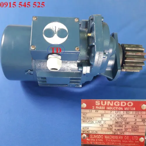 Motor dầm biên Hàn Quốc 1.5 KW