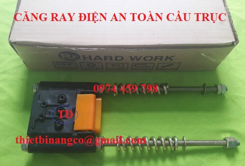 Bịt đầu căng ray điện cầu trục Bịt đầu căng ray điện cầu trục