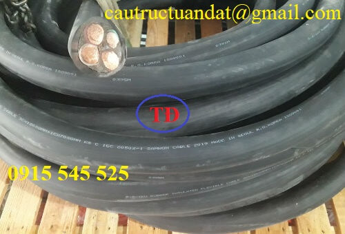 Cáp cao su lõi bố cho cầu trục Cáp cao su lõi bố cho cầu trục