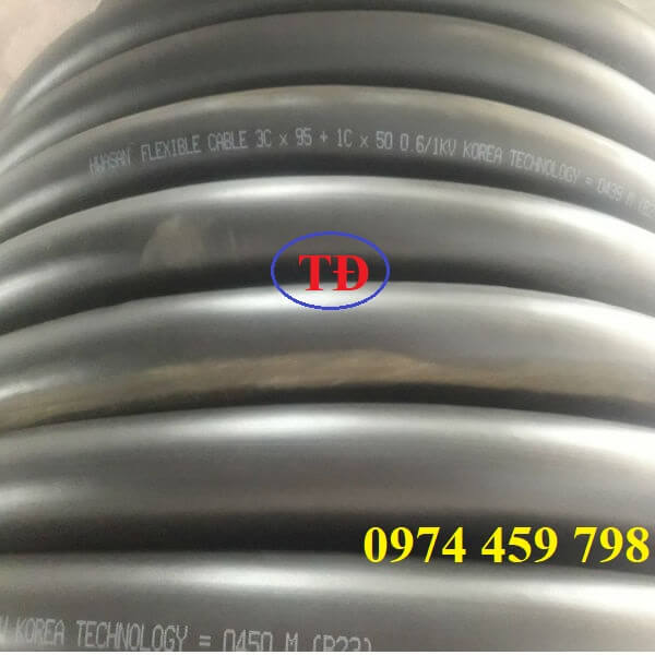 Cáp cao su cầu trục hiệu Hwasan, Samwon Cáp cao su cầu trục hiệu Hwasan, Samwon