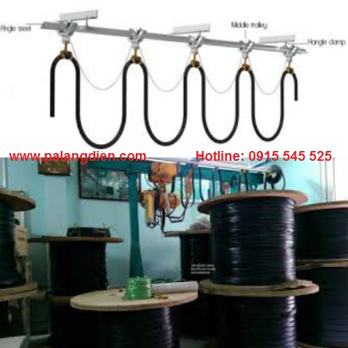 Cáp điện dẹt cầu trục Cáp điện dẹt cầu trục