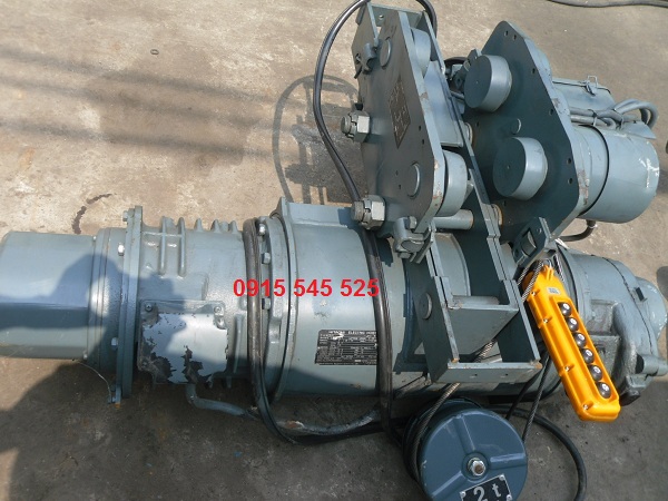 Palang cáp điện dầm đơn Hitachi Nhật cũ Palang cáp điện dầm đơn Hitachi Nhật cũ