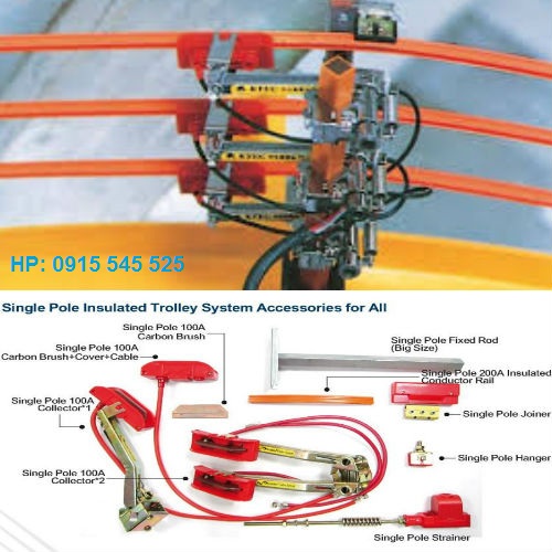 Ray điện an toàn 1P Ray điện an toàn 1P