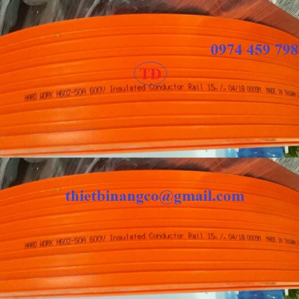 Ray điện cầu trục 6P-50A Ray điện cầu trục 6P-50A