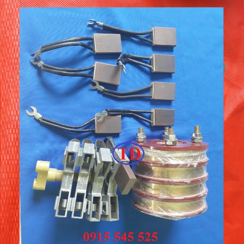 Hình ảnh cổ góp điện chổi than loại 4P Hình ảnh cổ góp điện chổi than loại 4P