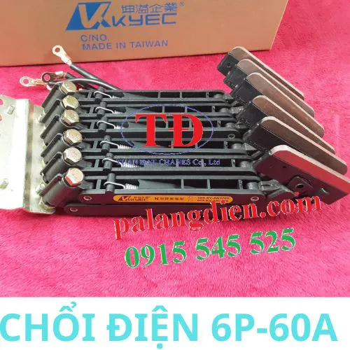 Chổi quét điện cầu trục 3p 60a