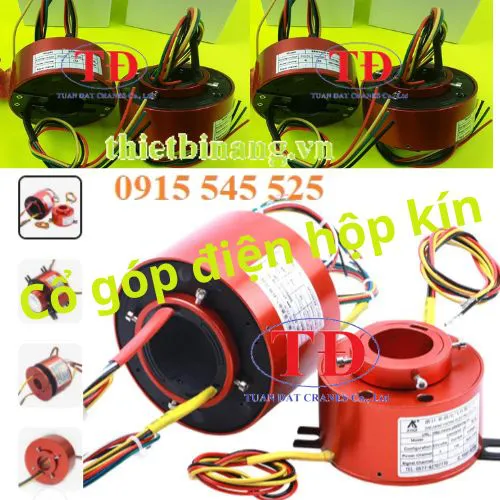 Cổ góp điện 18 pha hộp kín