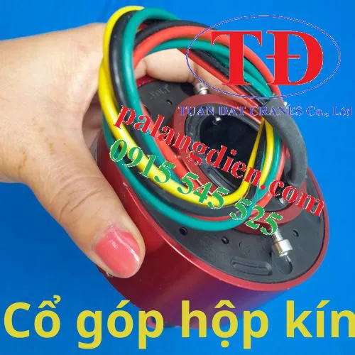 Cổ góp điện hộp kín trục 38mm