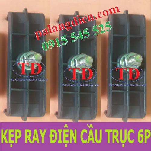 Kẹp ray điện 6P cho cầu trục