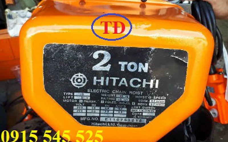 Palang xích nhật cũ Hitachi chất lượng ra sao?