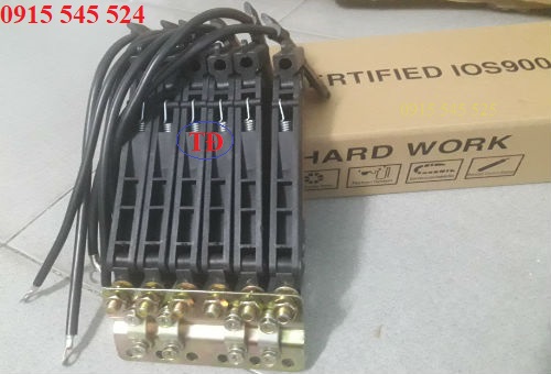 Chổi tiếp điện 3 pha 6P 60A Chổi tiếp điện 3 pha 6P 60A