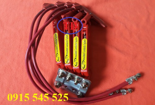 Chổi tiếp điện 4P-100A cho cầu trục Chổi tiếp điện 4P-100A cho cầu trục