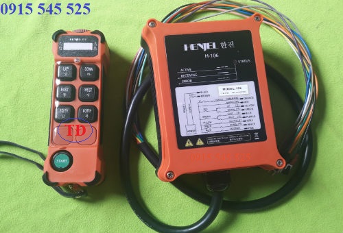 Điều khiển từ xa cầu trục Henjel H-106 Điều khiển từ xa cầu trục Henjel H-106