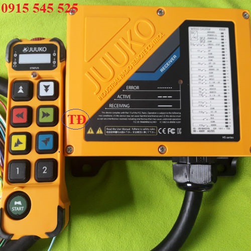 Điều khiển từ xa cầu trục K808 Juuko Điều khiển từ xa cầu trục K808 Juuko