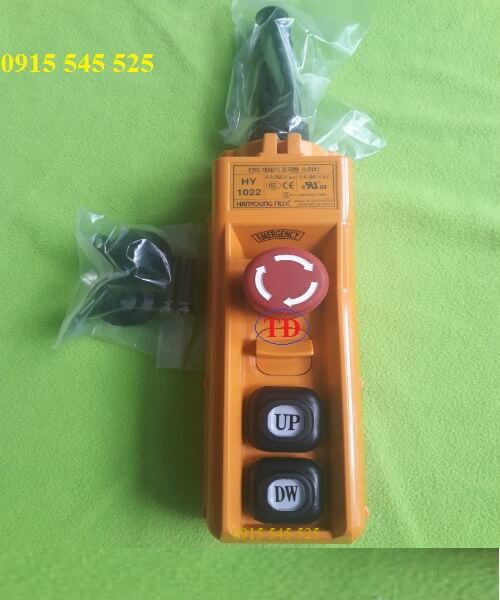 Nút bấm điều khiển cầu trục HY-1022 Nút bấm điều khiển cầu trục HY-1022