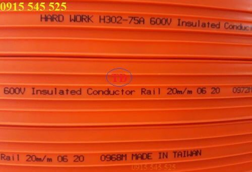 Ray điện an toàn cầu trục Hard Work H302 75A Ray điện an toàn cầu trục Hard Work H302 75A