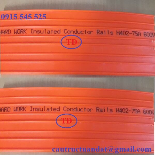 Ray điện an toàn cầu trục 4P-75A Ray điện an toàn cầu trục 4P-75A