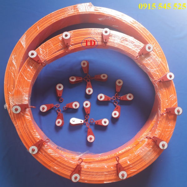 Ray điện thanh quẹt 3P 50A Ray điện thanh quẹt 3P 50A