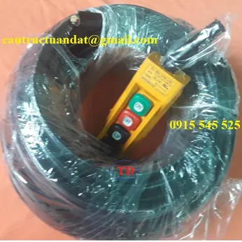 Cáp điều khiển cho nút bấm cầu trục