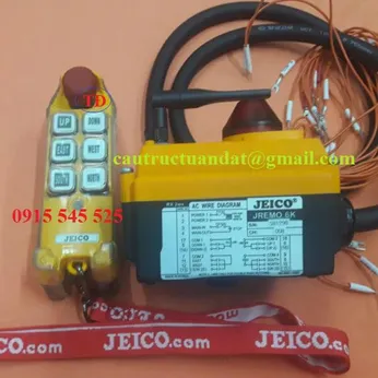 Điều khiển từ xa cầu trục hiệu Jeico Hàn Quốc