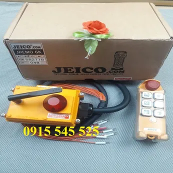 Điều khiển từ xa Jeico 2 cấp tốc độ cho cầu trục