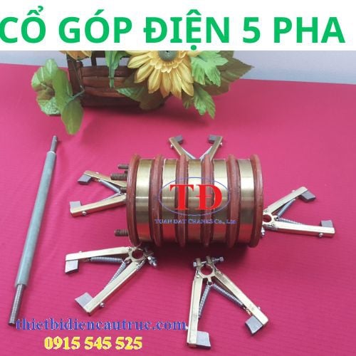 Cổ góp điện 5 pha 40x100x130
