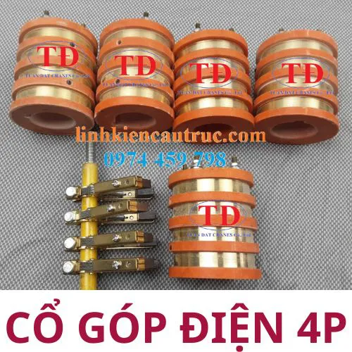 Cổ góp điện 4 vành