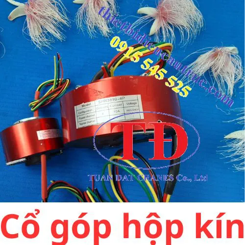 Cổ góp điện 3 pha hộp kín