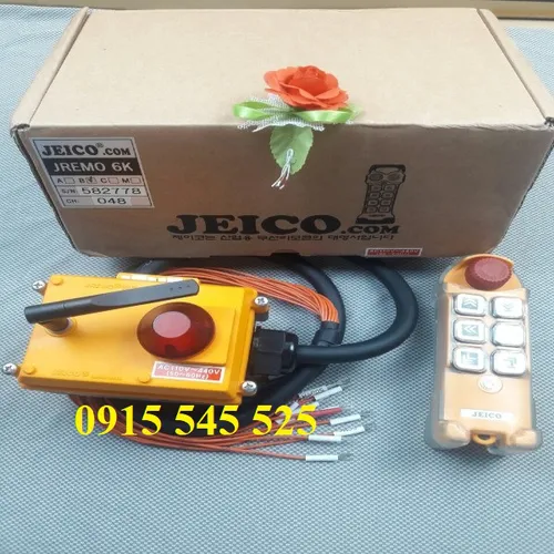 Điều khiển từ xa Jeico 2 cấp tốc độ cho cầu trục