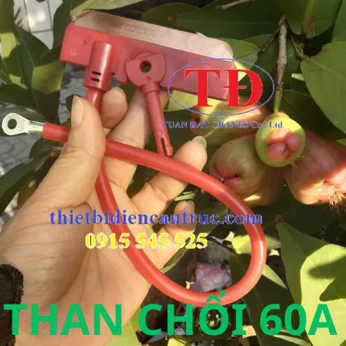 Lá than chối điện cầu trục 60A