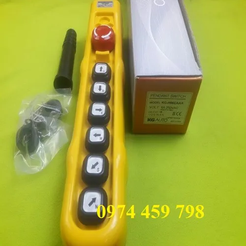 Nút bấm điều khiển cầu trục hiệu KG mã H106EAAA