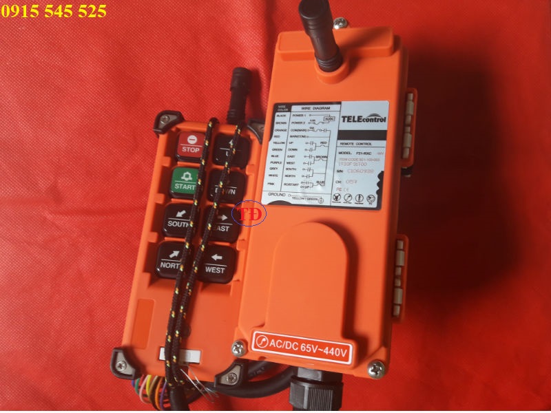 Tay bấm điều khiển từ xa cầu trục Tay bấm điều khiển từ xa cầu trục